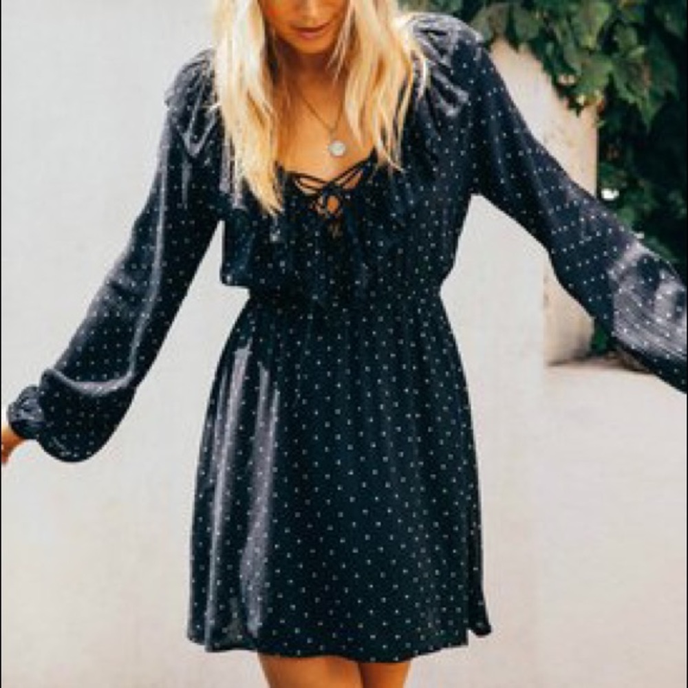 Take Away Long Sleeve Mini Dress